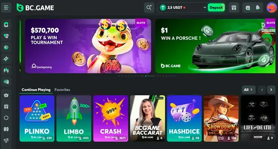 استمتع بتجربة اللعب المثيرة في كازينو BC Game استمتع بتجربة اللعب المثيرة في كازينو BC Game