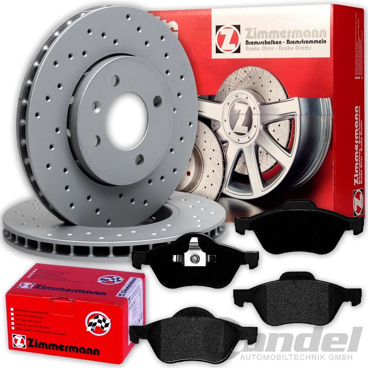 Гальмівні диски та колодки Zimmermann для MINI R56 з двигуном One D