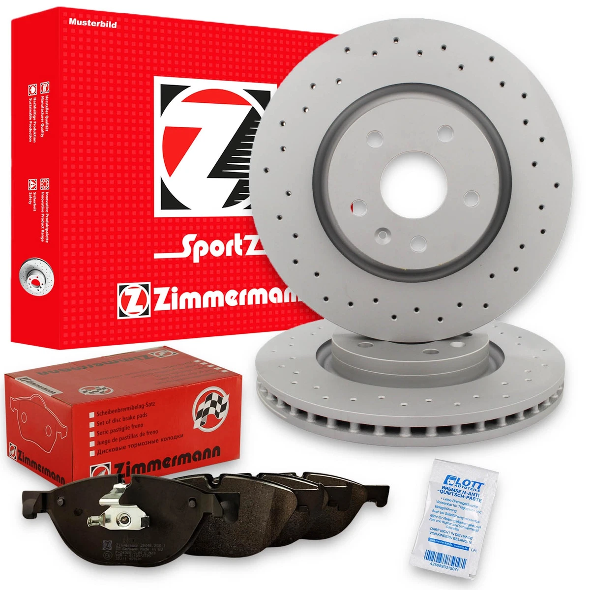 Якісні гальмівні диски і колодки Zimmermann для SEAT IBIZA IV